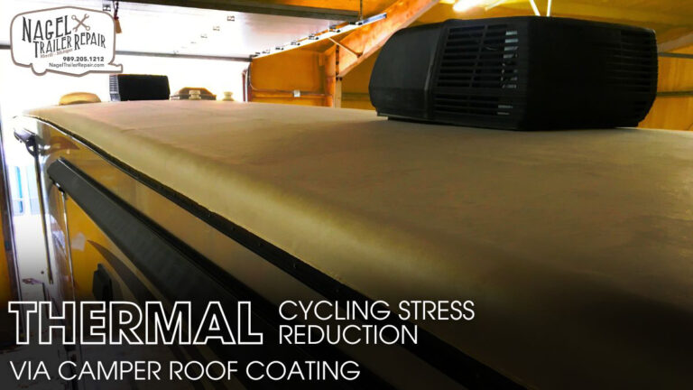 Thermal Cycling Stress Reduction via Camper Roof Coating