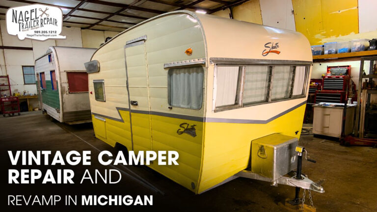 Vintage Camper Repair and Revamp in Michigan