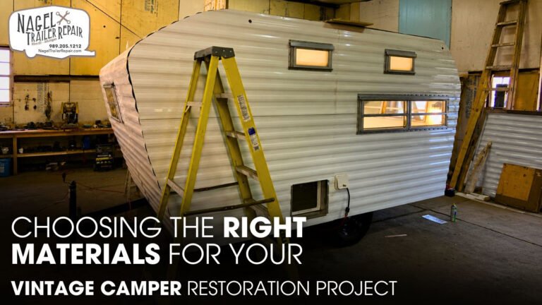 How a Michigan Vintage Camper Expert Selects Materials