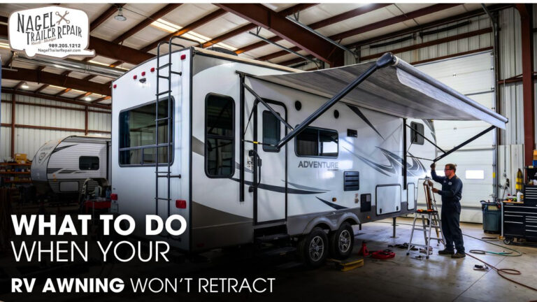 What to Do When Your RV Awning Won’t Retract