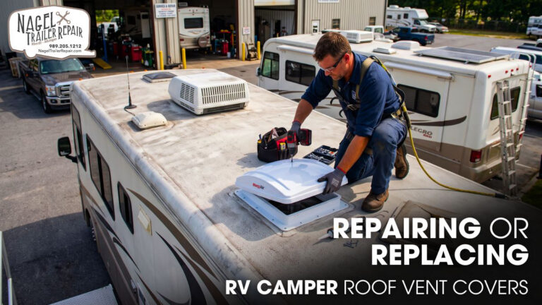 Repairing or Replacing RV Camper Roof Vent Covers