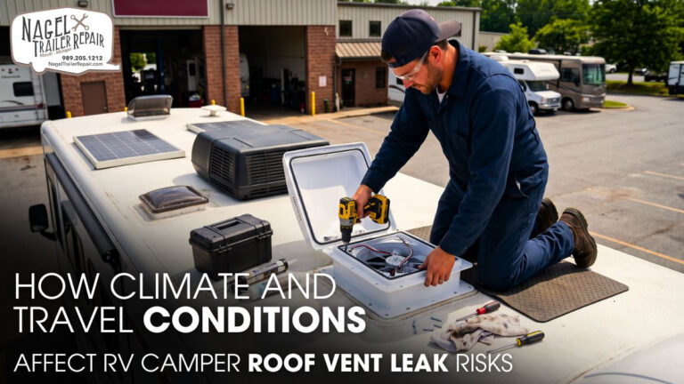 How Climate and Travel Conditions Affect RV Camper Roof Vent Leak Risks