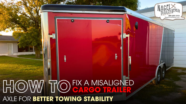 How to Fix a Misaligned Cargo Trailer Axle