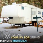 How to Prepare Your RV for spring after Winterizing in Michigan