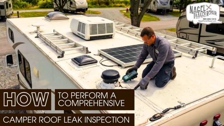 How to Perform a Comprehensive Camper Roof Leak Inspection
