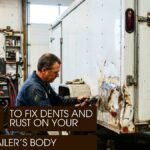 Fixing Dents and Rust on a Cargo Trailer