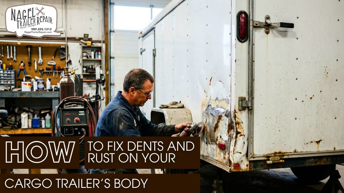 Fixing Dents and Rust on a Cargo Trailer