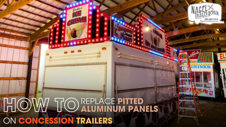 How to Replace Pitted Aluminum Panels on Concession Trailers