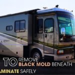 How to Remove Black Mold beneath RV Wall Laminate Safely