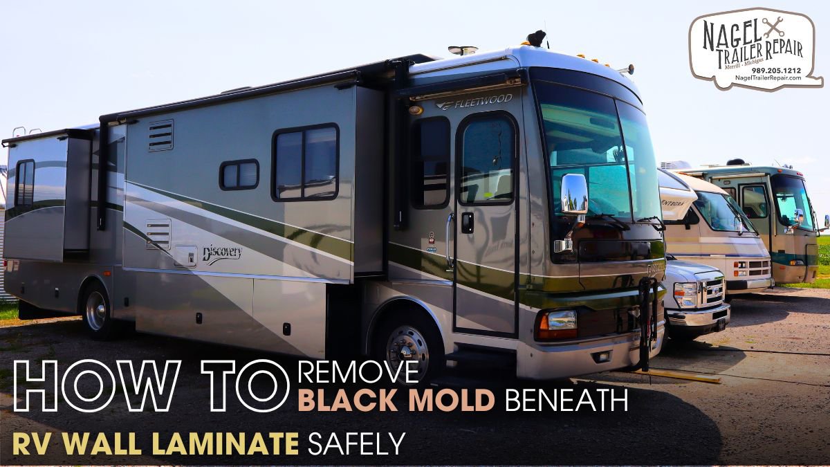 How to Remove Black Mold beneath RV Wall Laminate Safely
