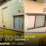 What to Know Before Taking a Vintage Camper Off-Grid