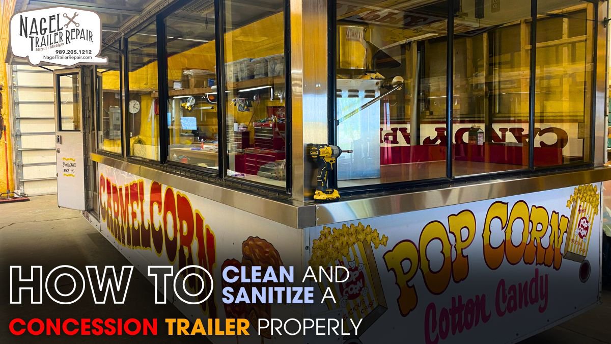 How to Clean and Sanitize a Concession Trailer Properly