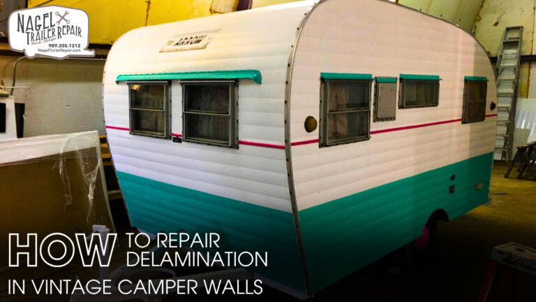 How to Repair Delamination in Vintage Camper Walls