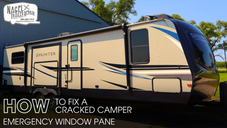 How to Fix a Cracked Camper Emergency Window Pane