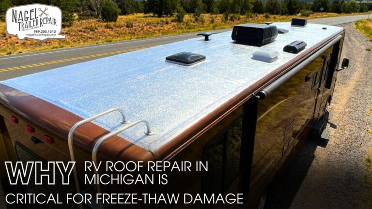 Why RV Roof Repair in Michigan is Critical for Freeze-Thaw Damage