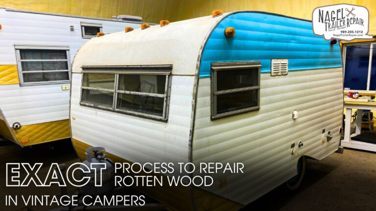 Exact Process to Repair Rotten Wood in Vintage Campers