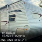 Repair Classic Camper Vinyl Flooring and Substrate