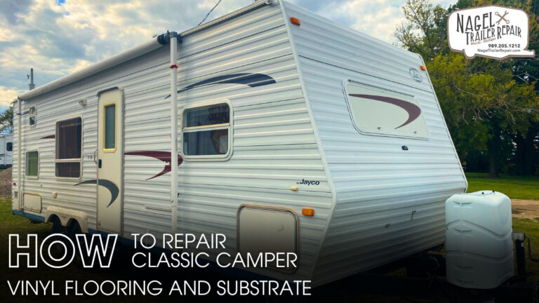 How to Repair Classic Camper Vinyl Flooring and Substrate