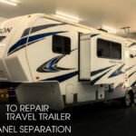 Travel Trailer Exterior Panel Separation Repair