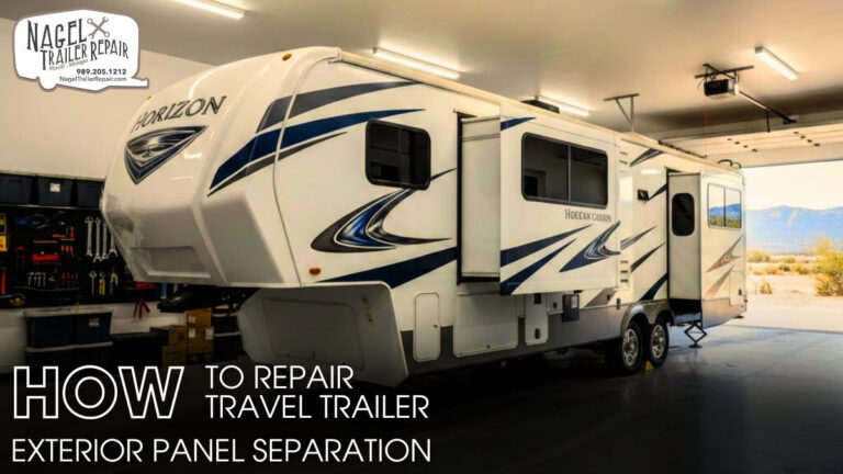 How to Repair Travel Trailer Exterior Panel Separation