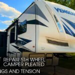 How to Repair 5th Wheel Camper Pleated Shade Strings and Tension