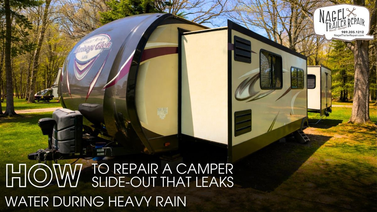 Camper Slide-Out that Leaks Water during Heavy Rain