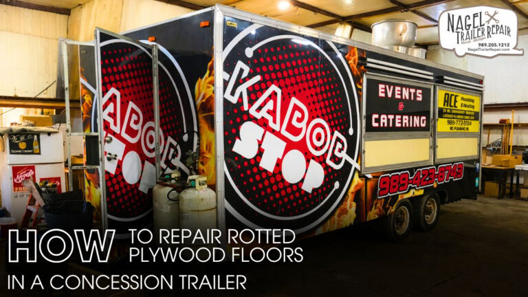 How to Repair Rotted Plywood Floors in a Concession Trailer