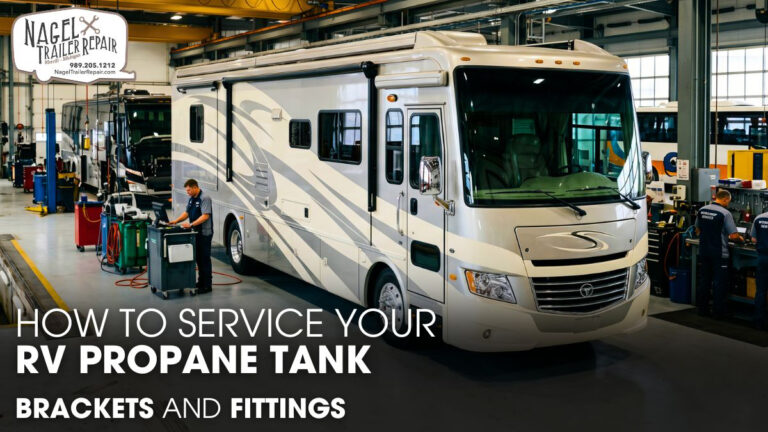 How to Service Your RV Propane Tank Brackets and Fittings