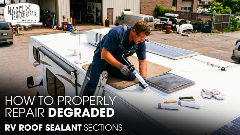 How to Properly Repair Degraded RV Roof Sealant Sections